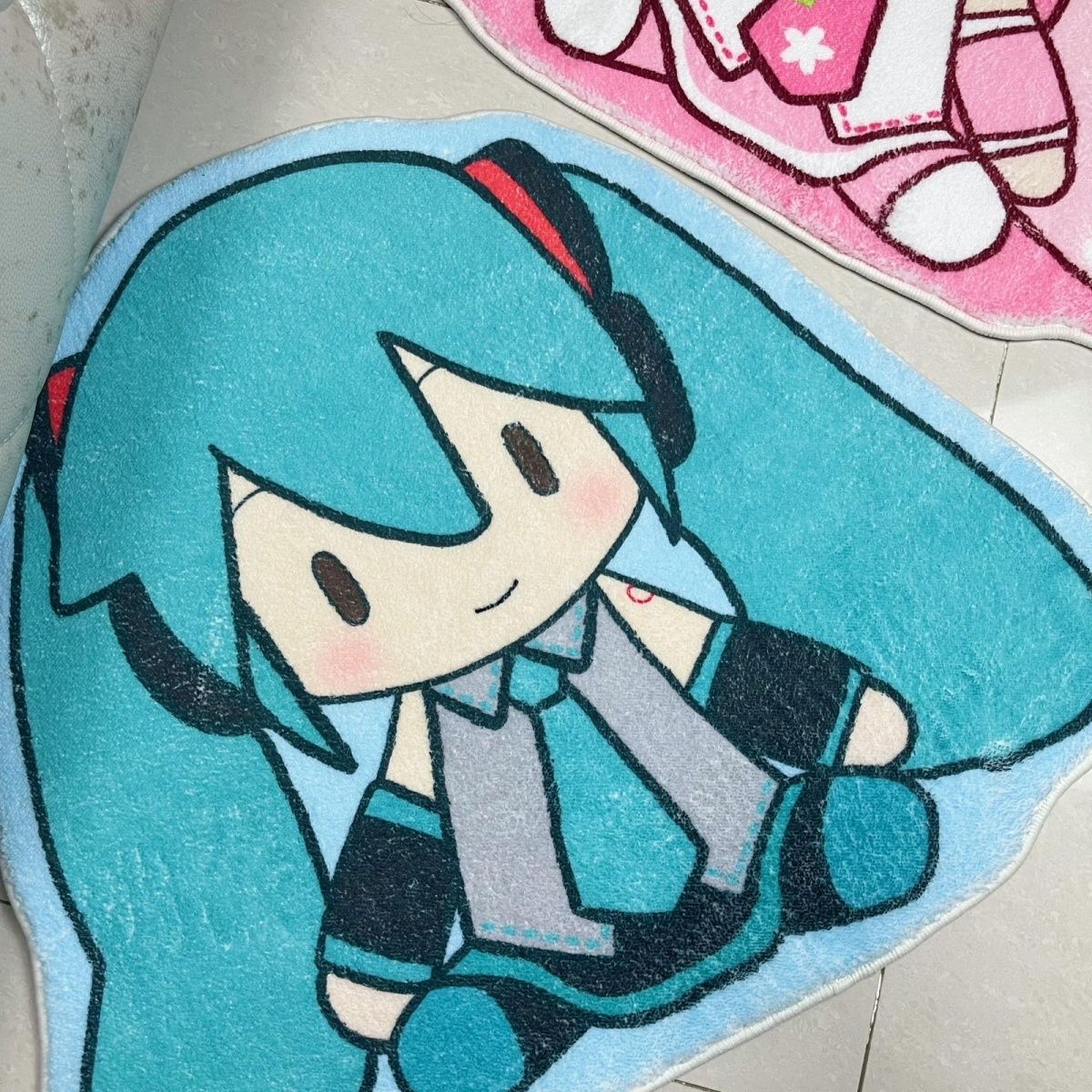 Home Goods Bathroom Rugs - かわいい初音ミク ラグ アニメ キュートマット 浴室用滑り止めカーペット 漫画柄