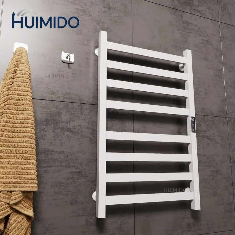 Towel Warmer Electric - 電気加熱タオルラック アルミ製 家庭用 バスルーム収納 加熱乾燥タオルウォーマー サーモスタット
