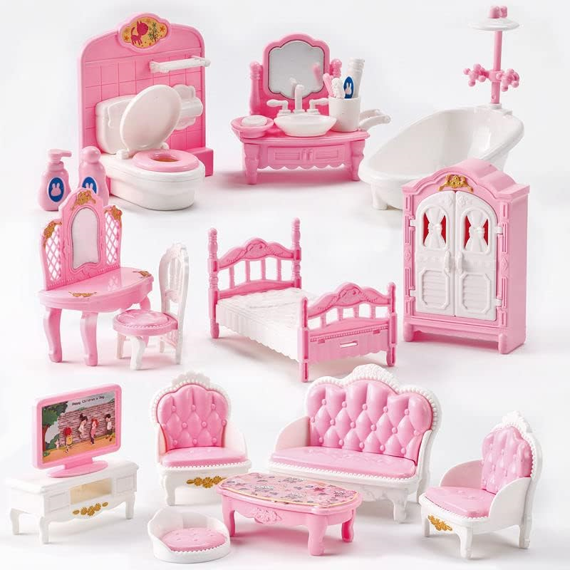 Zara Home Bathroom Accessories - 1:12 ミニチュアホーム家具セット、寝室、リビングルーム、キッチン、バスルーム用の人形アクセサリー、ドールハウスアクセサリー、ギフト