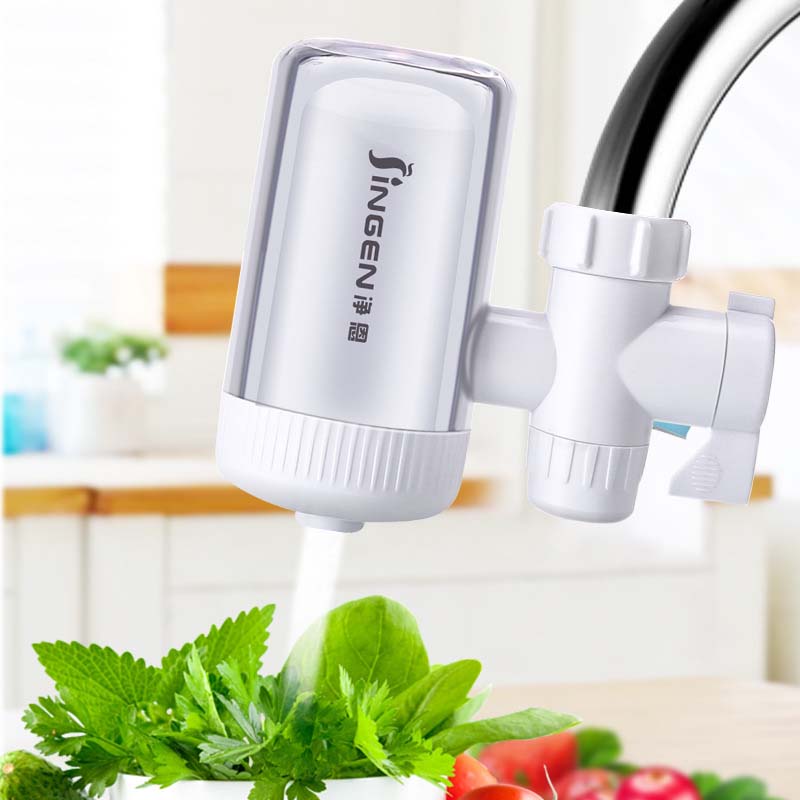 Home Bathroom Water Filter - 取り外し可能で洗える浄水器,高効率,家庭,キッチン,バスルーム用のセラミック製蛇口