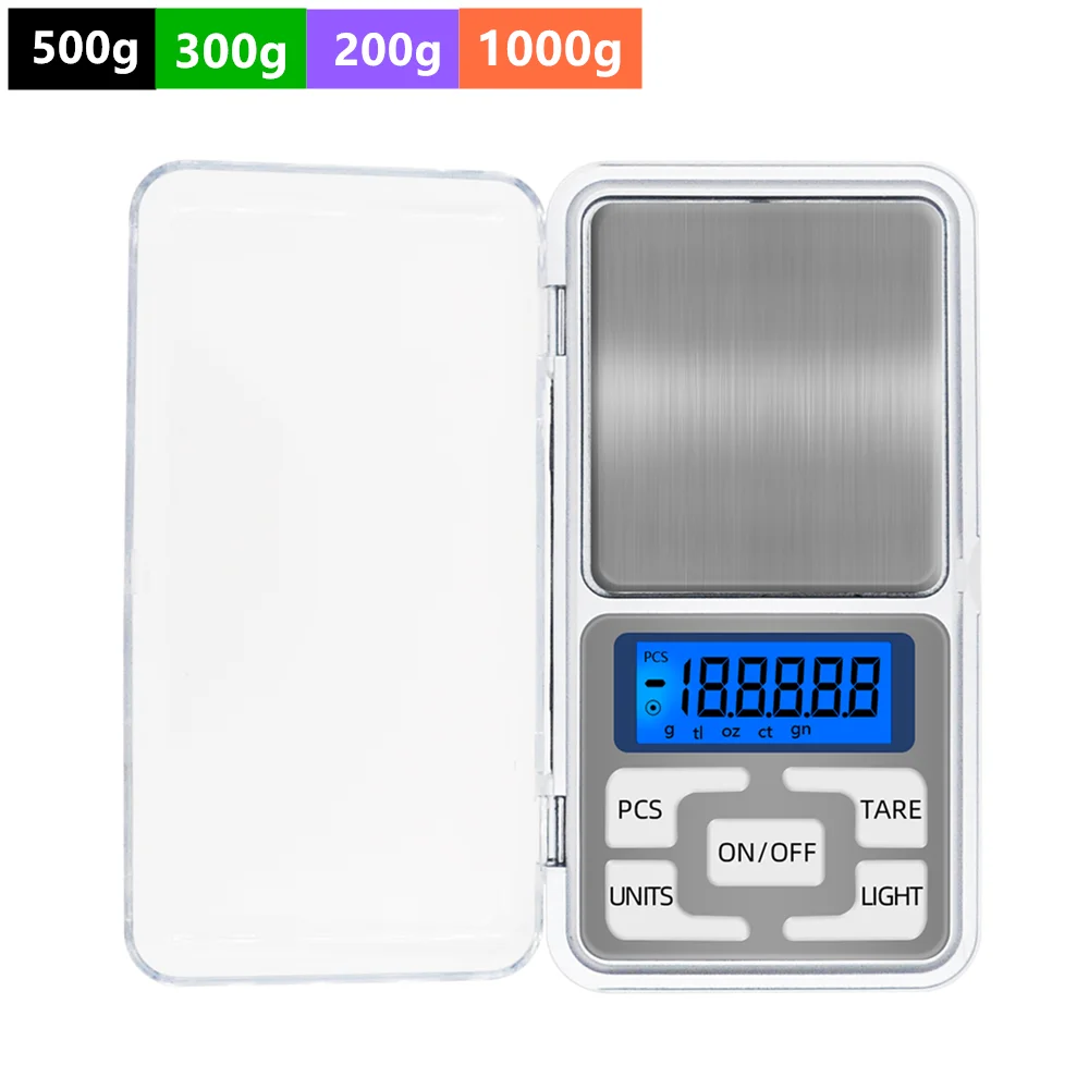 Home Bathroom Scales - ジュエリースケール重量ダイヤモンドバランスキッチン計量デジタルポケットミニスケール浴室 100 グラム/200 グラム/300 グラム/500 グラム/1000
