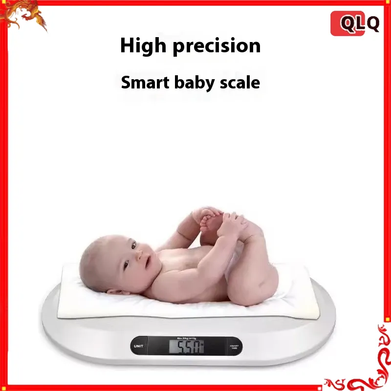 Home Bathroom Scales - 人間工学に基づいたデジタルベビー体重計高精度20kg/44ポンド容量自動電源オフABS素材家庭用浴室計量装置