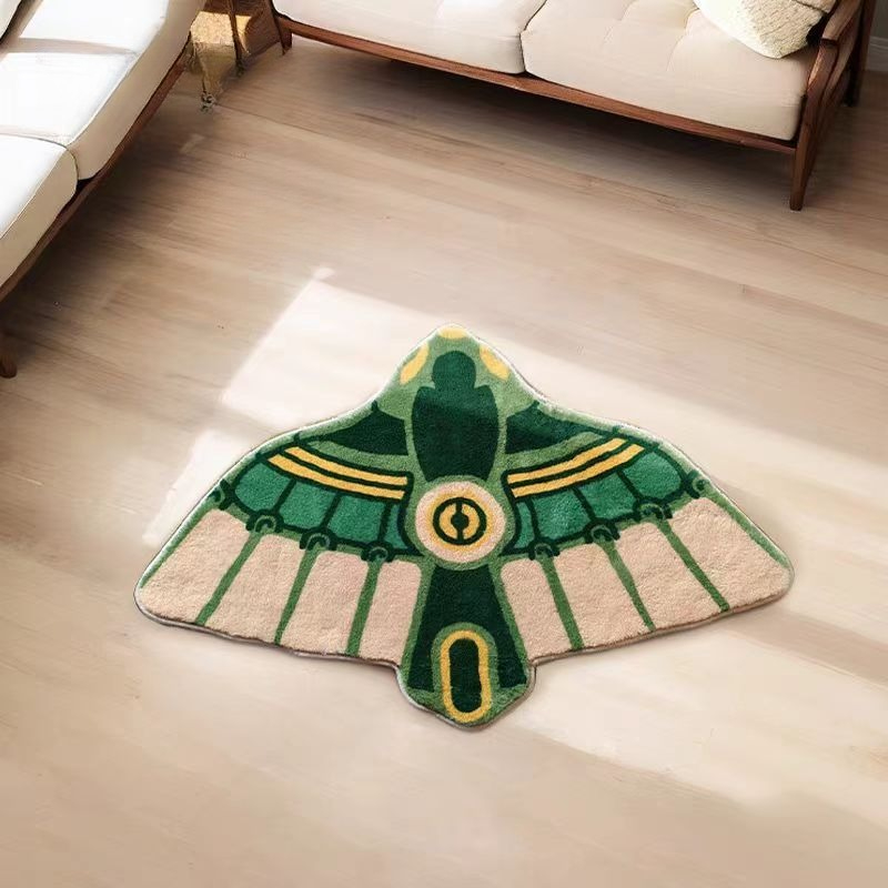 Home Goods Bathroom Rugs - アニメバスマットゼルダ王国カーペット飛行翼ホームソフト毛皮の敷物子供ベッドサイドふわふわノンスリップフットマット
