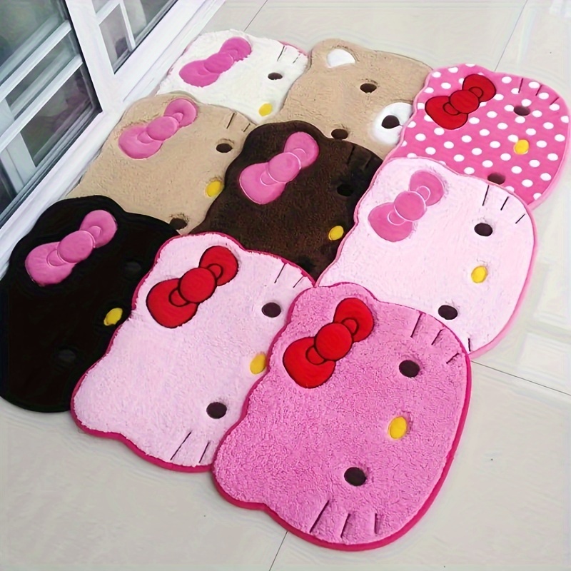 猫をモチーフにした美しいバスマット、滑り止め吸水性フェイクカ - Home Goods Bathroom Rugs のレビューと価格