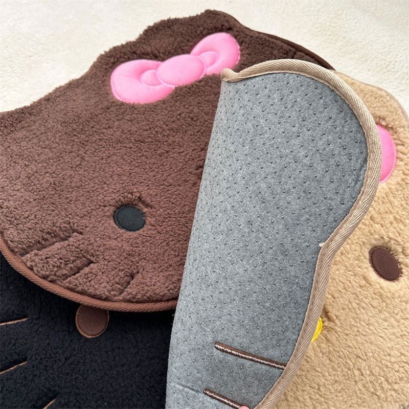 猫をモチーフにした美しいバスマット、滑り止め吸水性フェイクカ - Home Goods Bathroom Rugs のレビューと価格