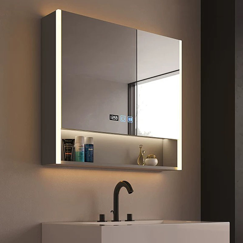 高級モダンなバスルームキャビネット木製装飾ディスプレイ化粧棚 - Home Bathroom Organizer のレビューと価格