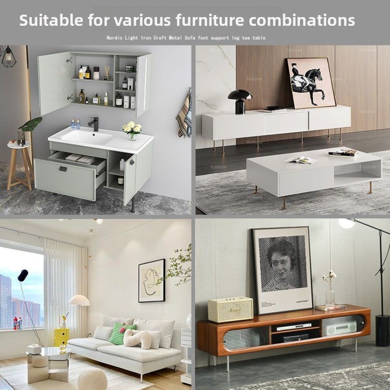 高さ調節可能なステンレス製家具脚、金属製ソファサポート、浴室 - Home Hardware Bathroom Cabinets のレビューと価格