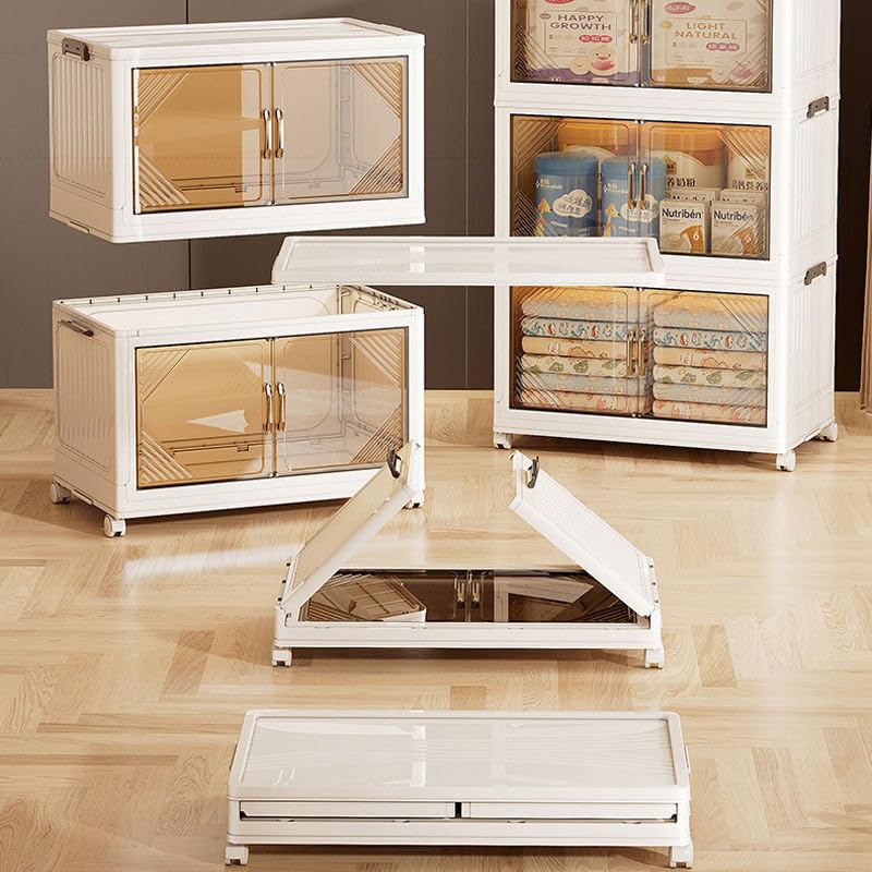 幅25インチ、4段の蓋付きローリング収納ビン、383QT折り - Home Essentials Bathroom Storage のレビューと価格