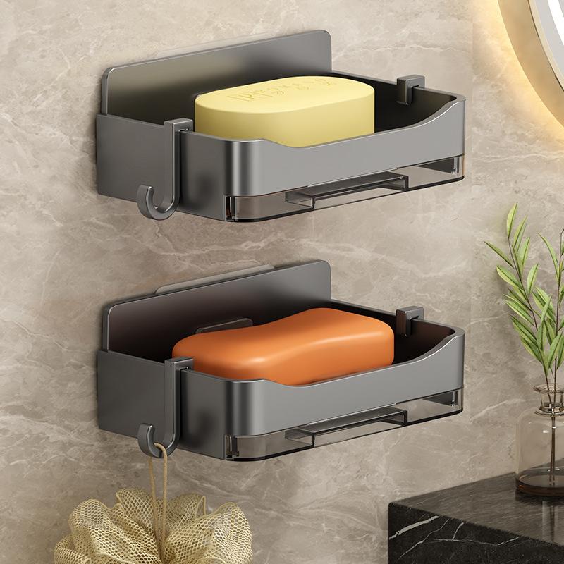 ドリル不要の壁掛け式ソープディッシュ、水切り可能、自己粘着式 - Home Bathroom Sink のレビューと価格