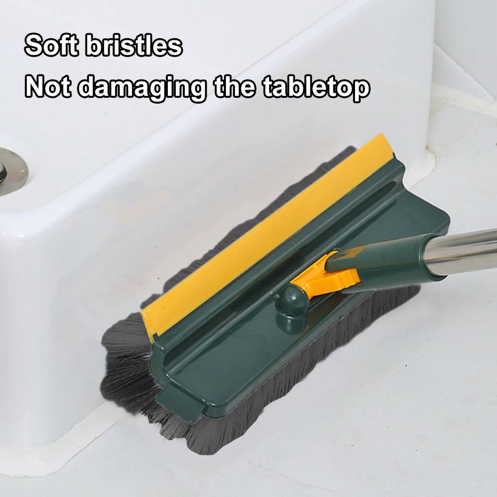 3 in 1 フロアブラシスクラバー 180 ° 回転式ロン - Home Bathroom Cleaning Machine のレビューと価格