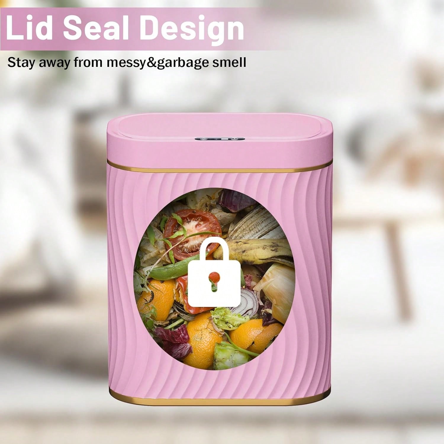 スマートモーションセンサー付きゴミ箱、2.6ガロン小型タッチ - Home Bathroom Trash Can のレビューと価格