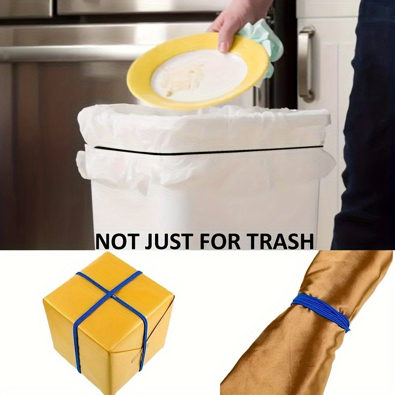 伸縮性のあるゴミ箱用ゴムバンド、耐久性のあるゴミ袋固定具、カ - Home Bathroom Trash Can のレビューと価格