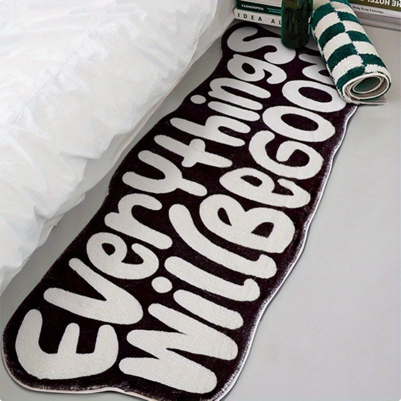 VIKAMA すべてがうまくいく カーペット 励ましのカーペ - Home Goods Bathroom Rugs のレビューと価格