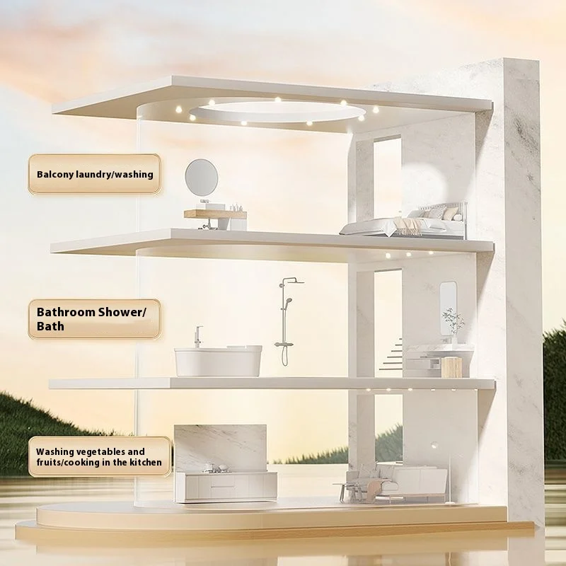 プレシャワーヘッド、家庭用シャワーセット、スケール・塩素除去 - Home Bathroom Water Filter のレビューと価格
