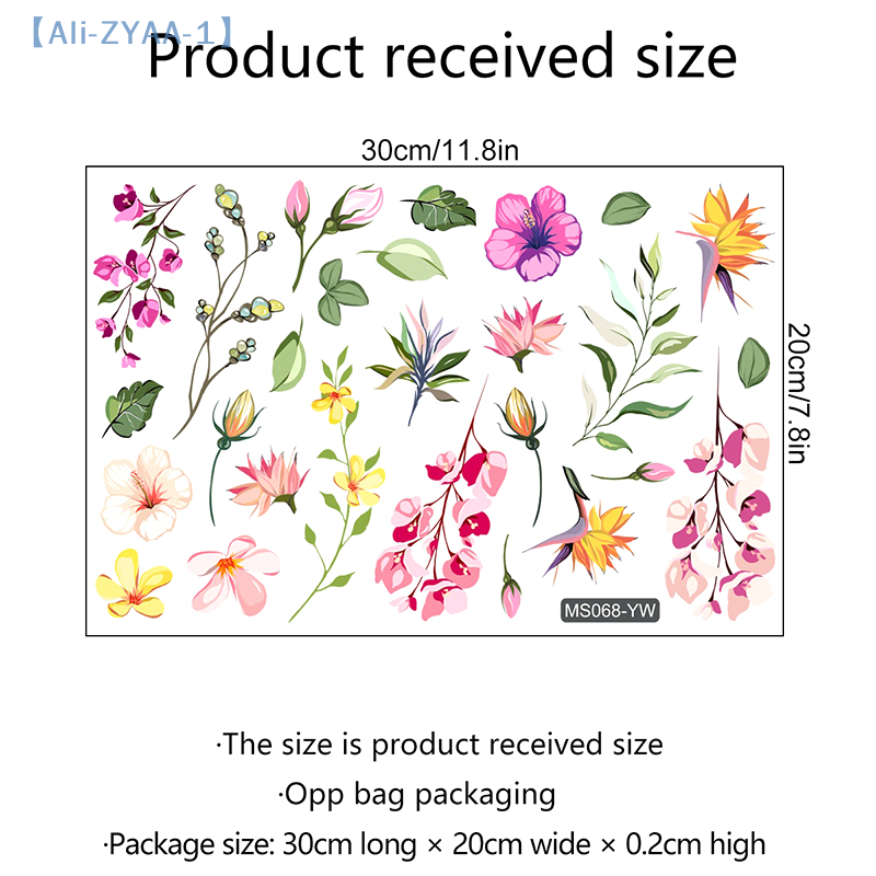【ZYAA-1】花柄ミラーシール 花のウォールステッカー 剥 - Jet Home Bathroom Mirrors のレビューと価格