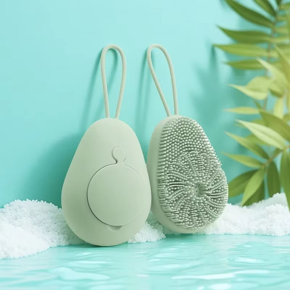 1個入りシリコンボディスクラバー、角質除去ボディスクラバー、 - Home Bathroom Cleaning Machine のレビューと価格