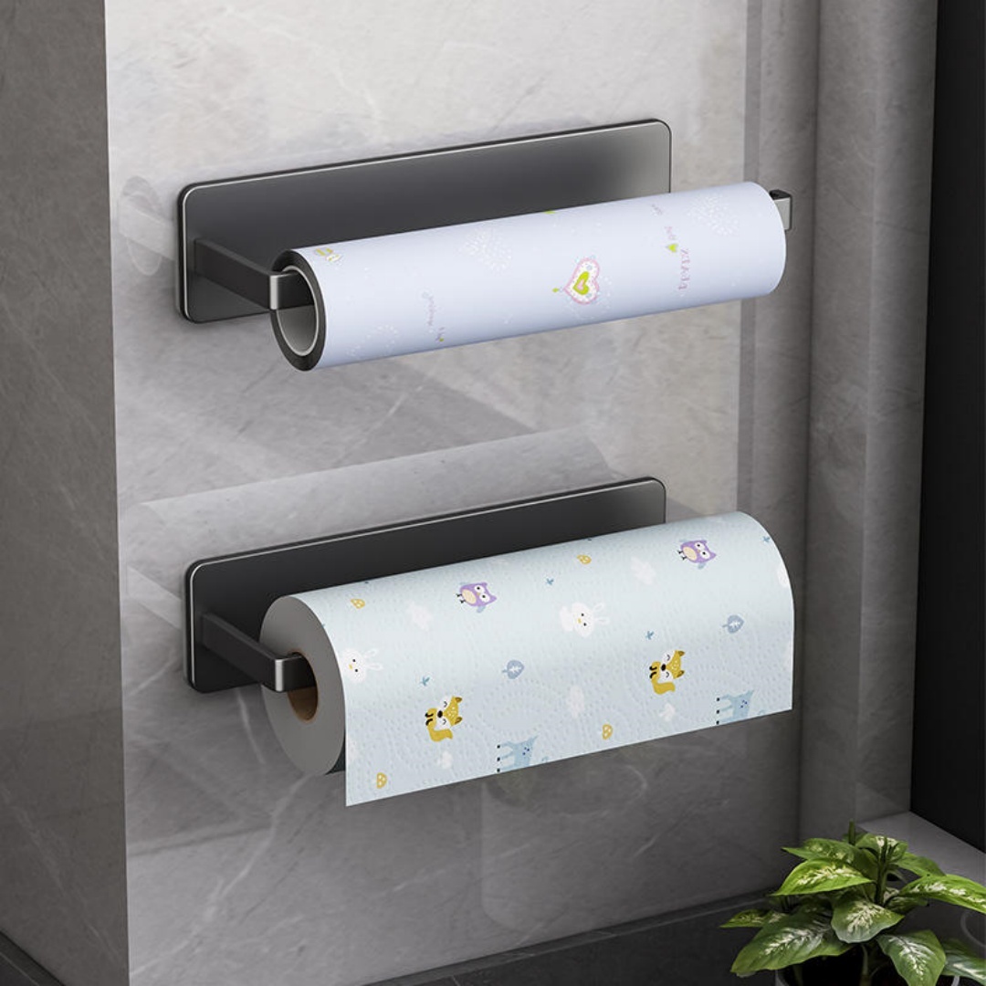 壁掛けティッシュペーパーホルダー、穴あけ不要、家庭必需品、キ - Home Essentials Bathroom Storage のレビューと価格