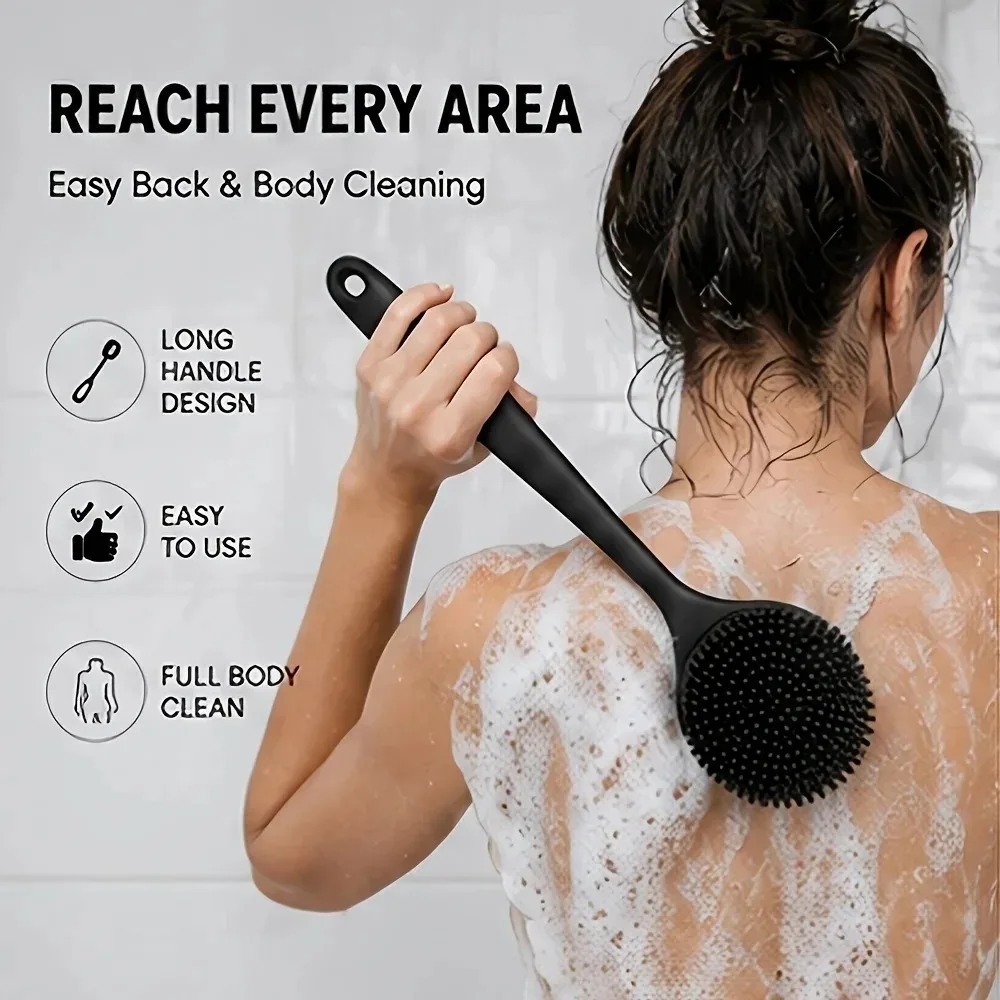 5/4/3/2/1個入りボディバスブラシセット、ロングハンド - Home Bathroom Cleaning Machine のレビューと価格