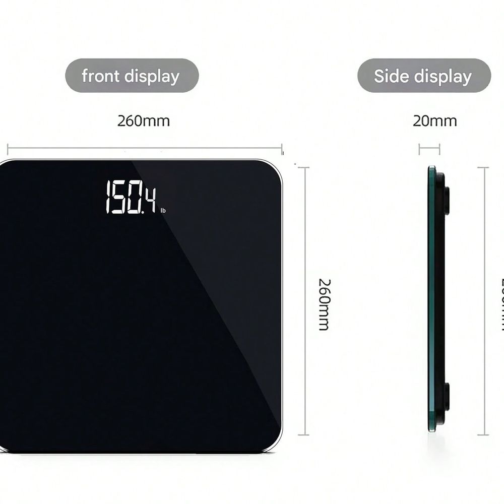隠しスクリーン体重計、高精度デジタル浴室体重計、減量用体重計 - Home Bathroom Scales のレビューと価格