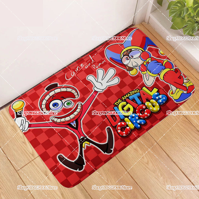 漫画アメージングサーカスベルベットドアマットフロアラグバスル - Home Goods Bathroom Rugs のレビューと価格
