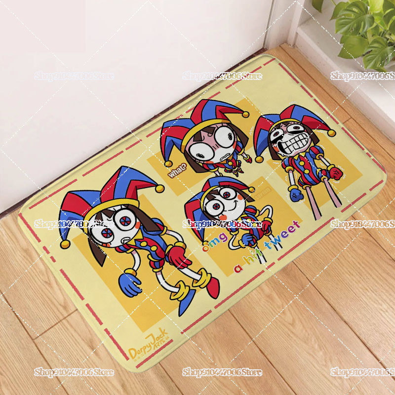 漫画アメージングサーカスベルベットドアマットフロアラグバスル - Home Goods Bathroom Rugs のレビューと価格