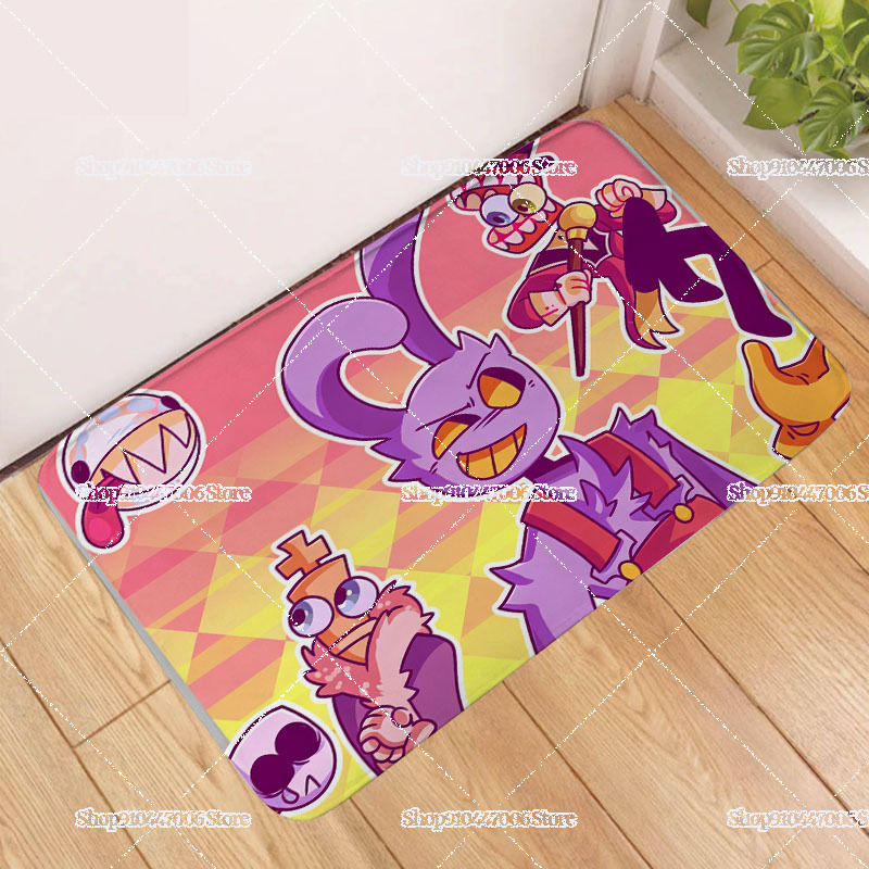 漫画アメージングサーカスベルベットドアマットフロアラグバスル - Home Goods Bathroom Rugs のレビューと価格
