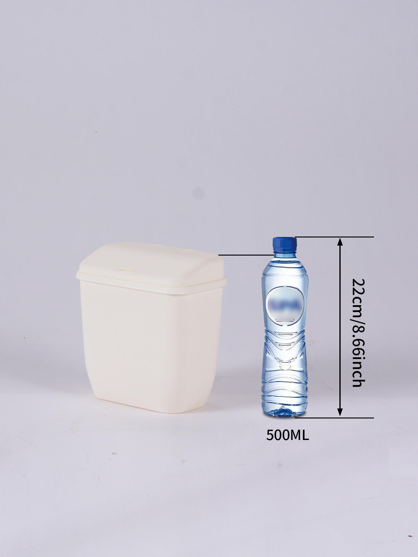 ミニホワイトプラスチックミニ壁掛けゴミ箱キッチン、バスルーム - Home Bathroom Trash Can のレビューと価格