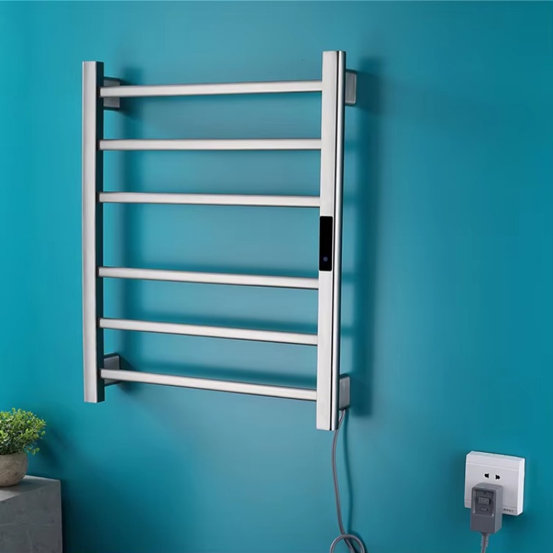 ブラックグレーゴールド ブラッシュ仕上げ バスルームサーモス - Towel Warmer Electric のレビューと価格