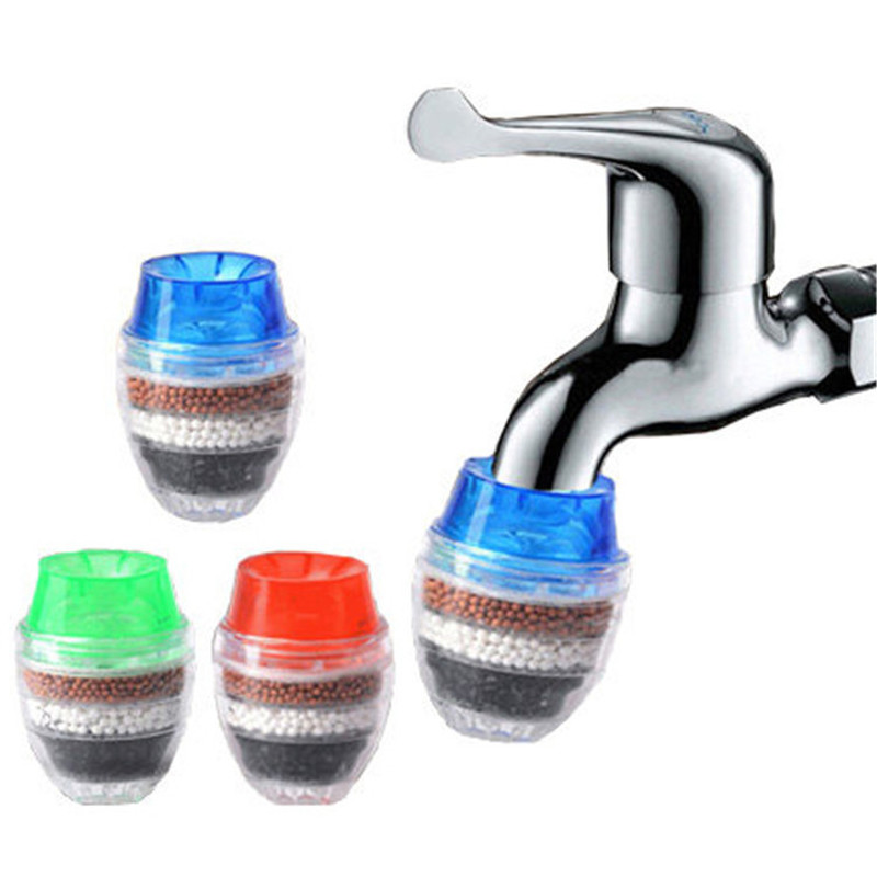 5 層活性炭浄水器キッチン蛇口フィルター浴室の蛇口マウントフ - Home Bathroom Water Filter のレビューと価格