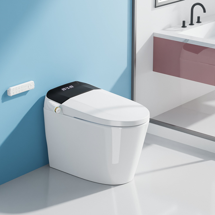 家庭装飾浴室スマート電子自動洗浄センサー付き水洗トイレ - Home Bathroom Toilet のレビューと価格