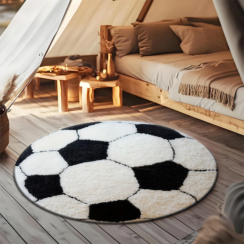 VIKAMA クリエイティブサッカーラグ：滑り止め、騒音軽減 - Zara Home Bathroom Accessories のレビューと価格