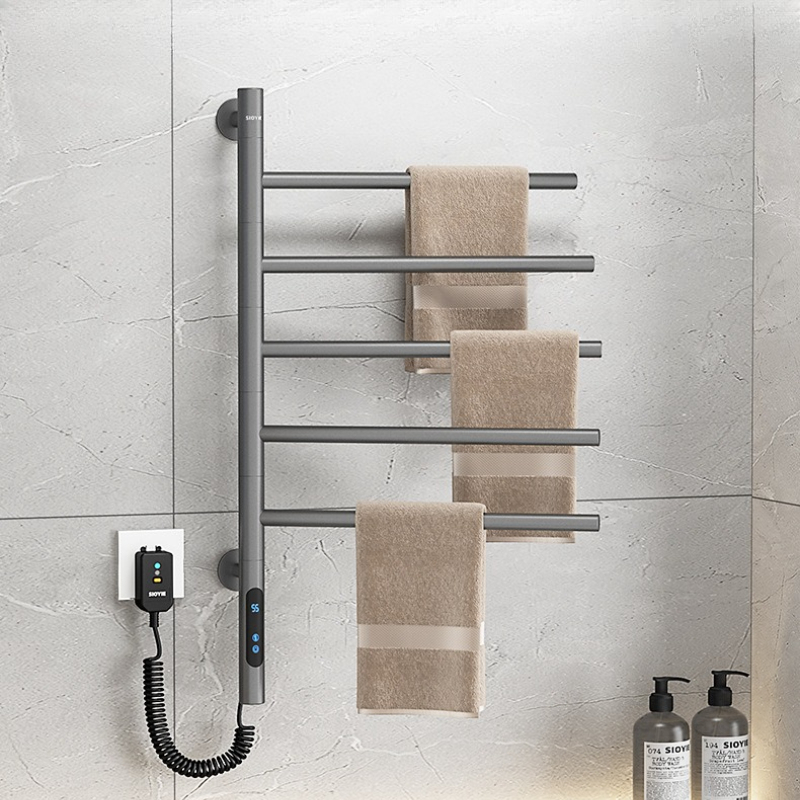 スマート回転式電気タオルウォーマー、一定温度乾燥ラック、浴室 - Towel Warmer Electric のレビューと価格