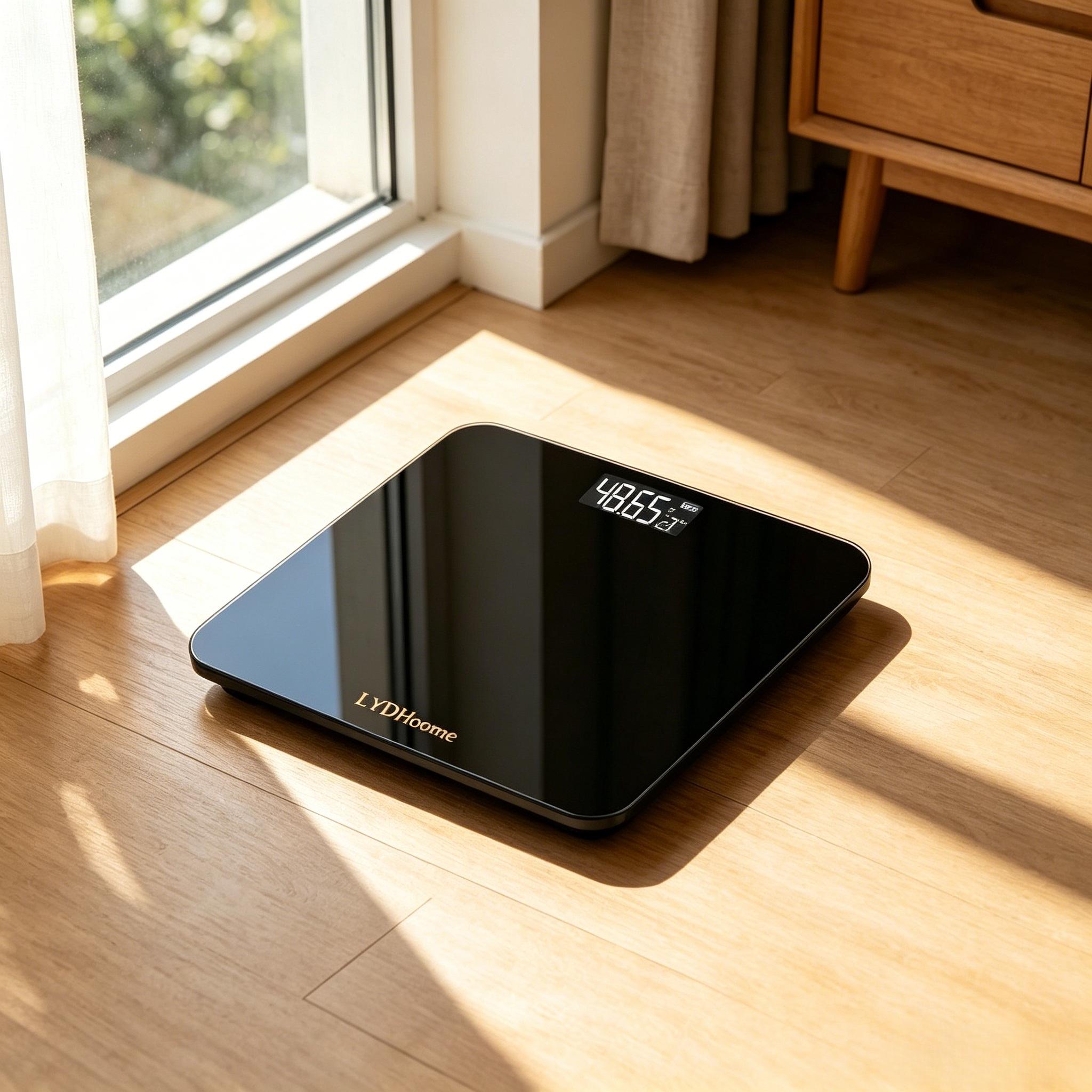 高精度デジタルバスルームスケール LCDバックライト 超薄型 - Home Bathroom Scales のレビューと価格