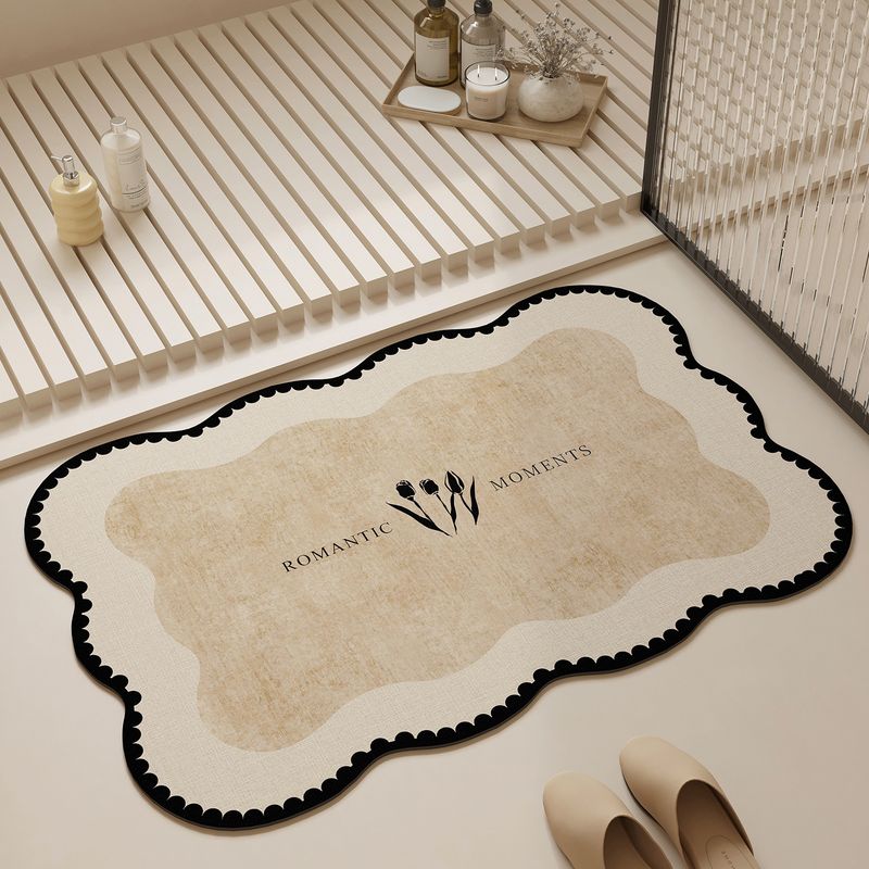 VIKAMA クラウドウェーブパターン型バスルームマット、超 - Home Bathroom Cleaning Machine のレビューと価格