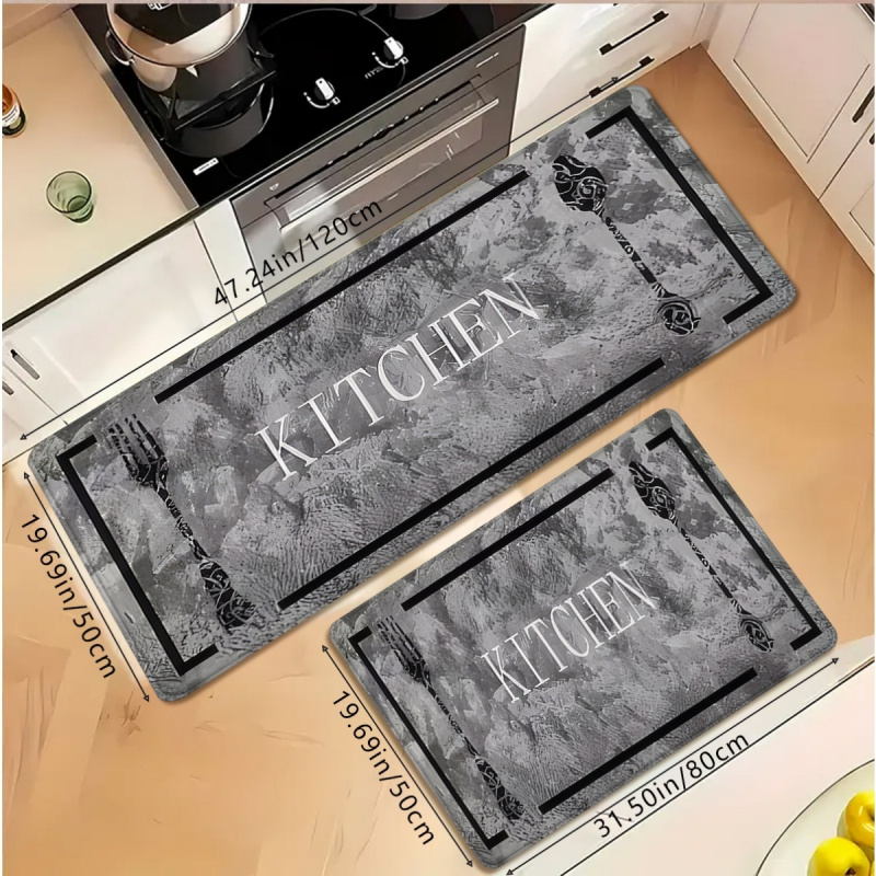 VIKAMA 1/2 個ヴィンテージキッチンカーペット滑り止 - Home Kitchen Bathroom Cleaning のレビューと価格