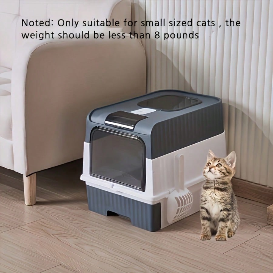密閉型猫トイレ - ふるい付きスコップキット、ペット衛生ボッ - Zara Home Bathroom Accessories のレビューと価格
