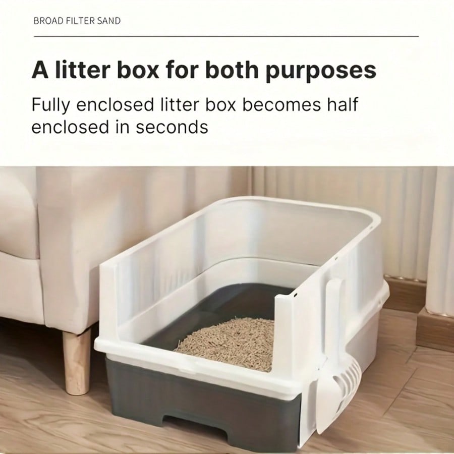 密閉型猫トイレ - ふるい付きスコップキット、ペット衛生ボッ - Zara Home Bathroom Accessories のレビューと価格