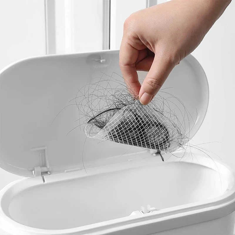 10-50pc 使い捨てメッシュ床排水ステッカーヘアキャッチ - Home Bathroom Water Filter のレビューと価格