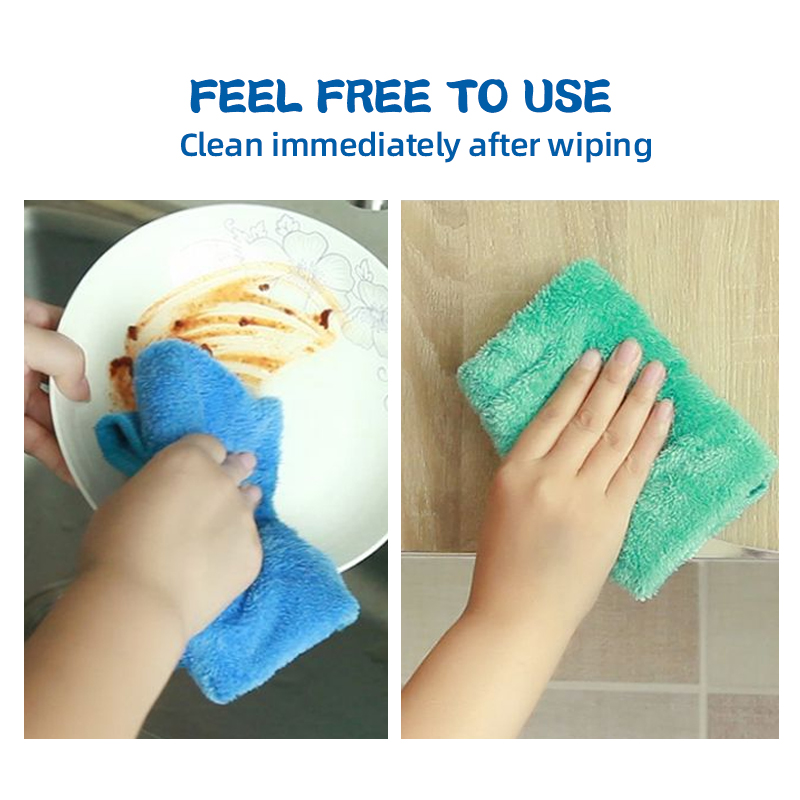 4 個の小さなハンドタオルキッチンバスルーム用コーラルベルベ - Home Kitchen Bathroom Cleaning のレビューと価格