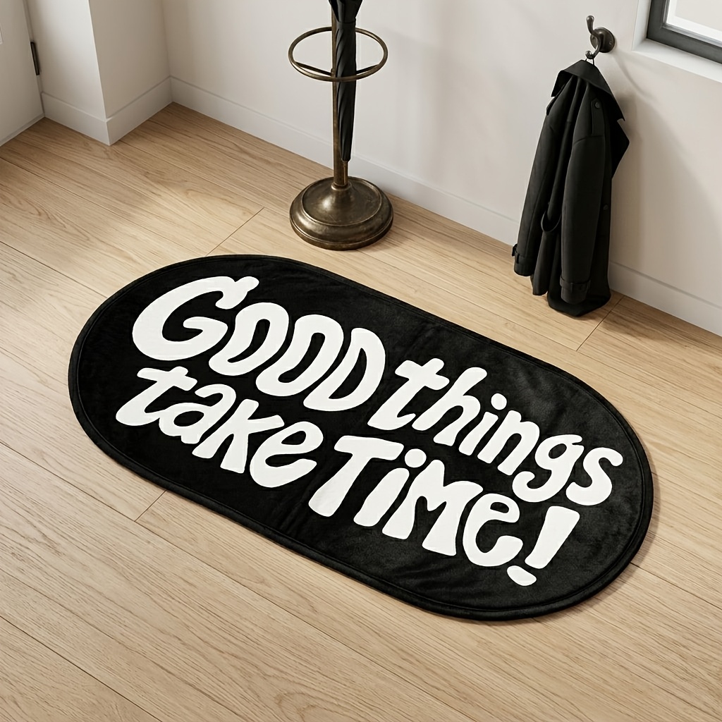 VIKAMA グッドシングス カーペット ブラック オーバル - Home Goods Bathroom Rugs のレビューと価格