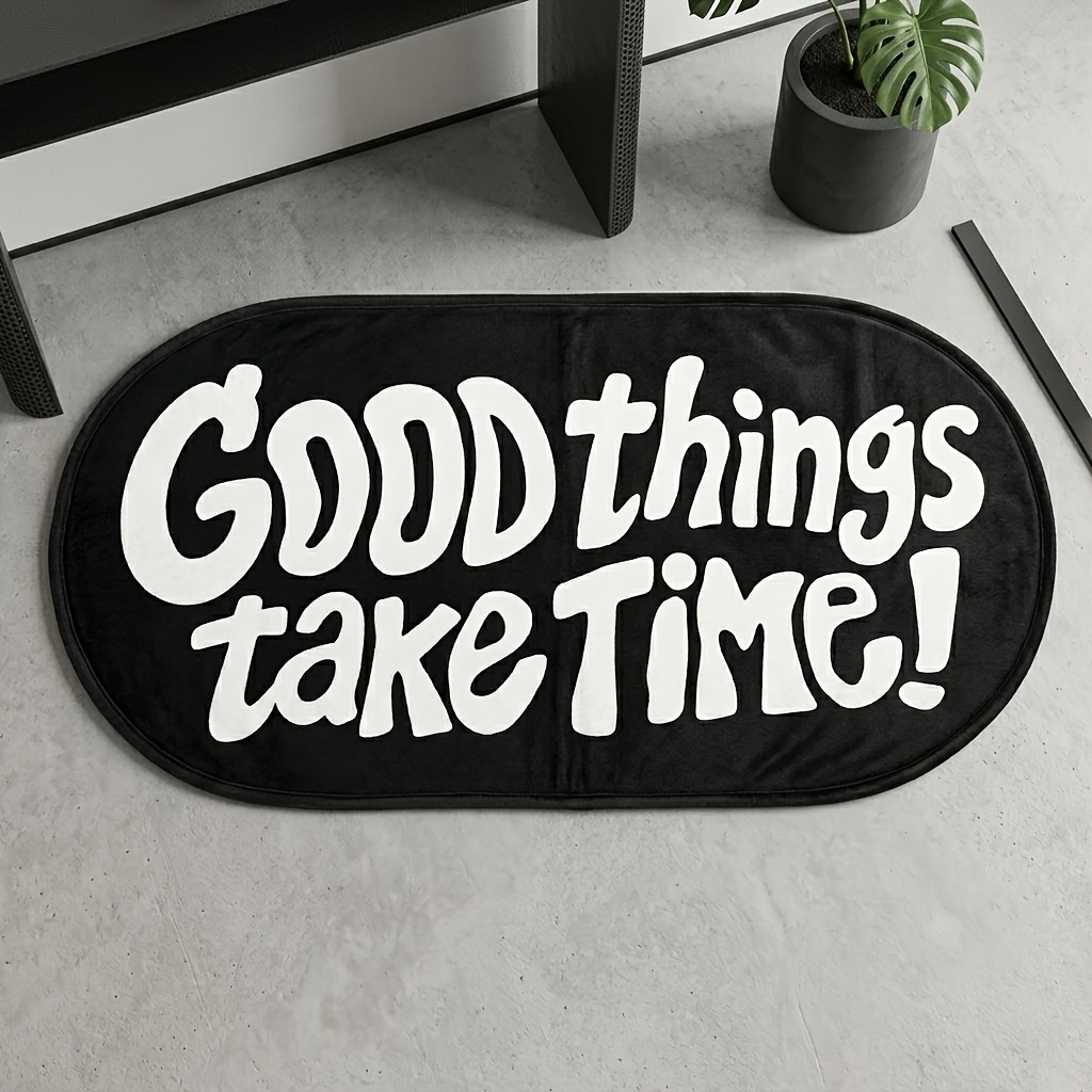 VIKAMA グッドシングス カーペット ブラック オーバル - Home Goods Bathroom Rugs のレビューと価格