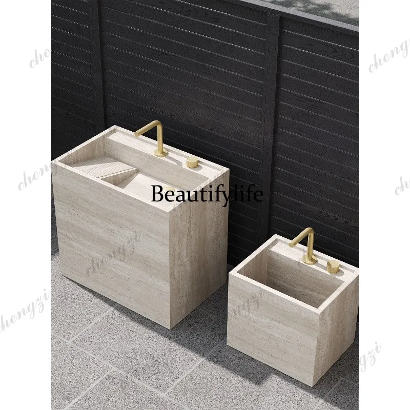 03 カスタマイズ可能なスレート製モッププール 家庭用バルコ - Home Bathroom Sink のレビューと価格