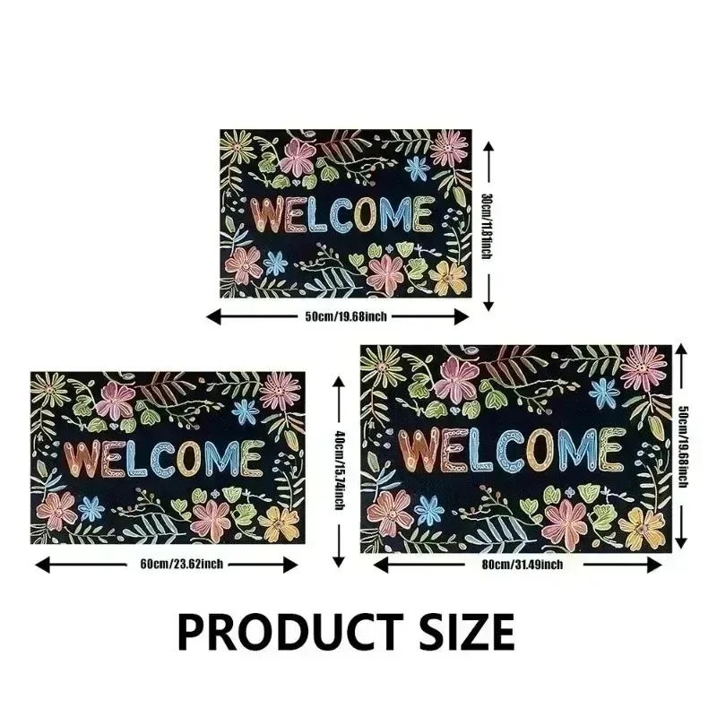 Good Vibes Only ウェルカムマット - レトロ - Home Goods Bathroom Rugs のレビューと価格