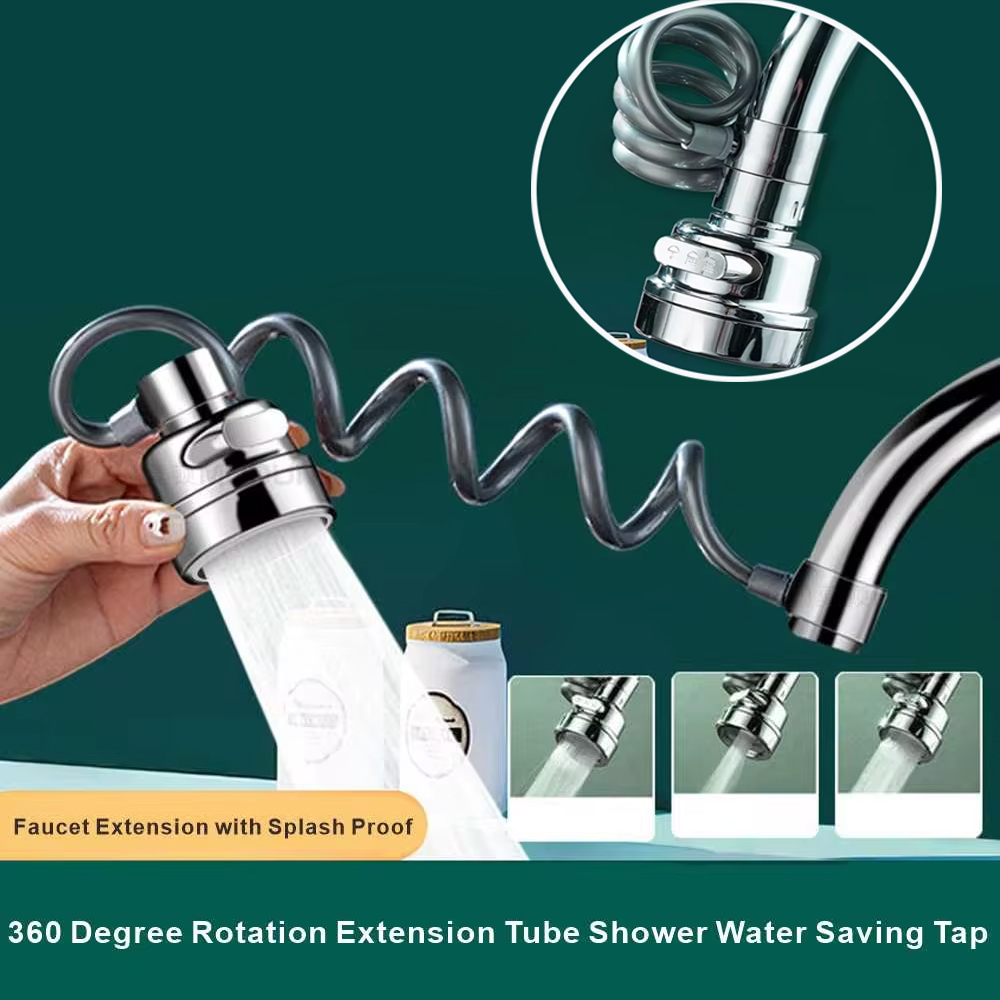 新しい3モードシンク蛇口360度回転フィルター延長チューブシ - Home Bathroom Water Filter のレビューと価格