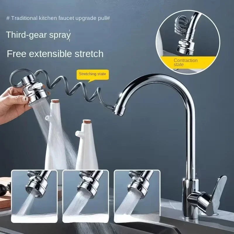 新しい3モードシンク蛇口360度回転フィルター延長チューブシ - Home Bathroom Water Filter のレビューと価格