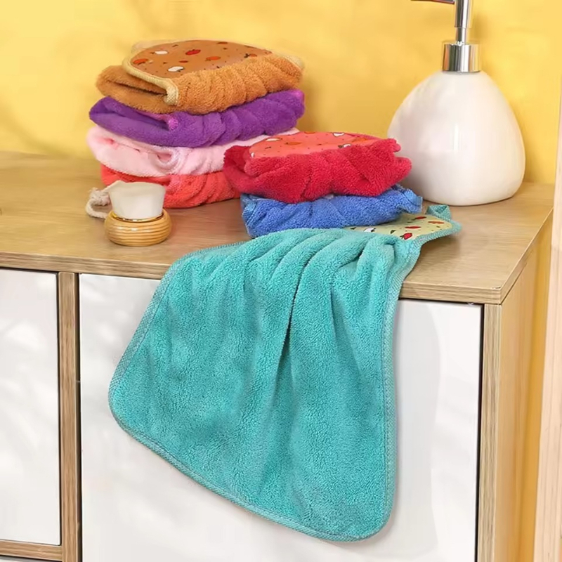 4 個の小さなハンドタオル吊り下げ式バスルームキッチンカラー - Home Bathroom Cleaning のレビューと価格