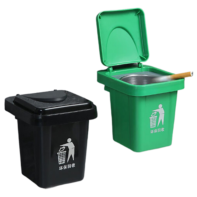 蓋付きのおしゃれなバスルーム、灰飛散防止機能付きクリエイティ - Home Bathroom Trash Can のレビューと価格