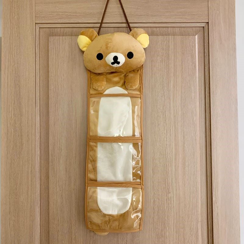 かわいいリラックマ日本の漫画壁掛け収納袋寮ベッドサイド雑貨オ - Home Bathroom Organizer のレビューと価格