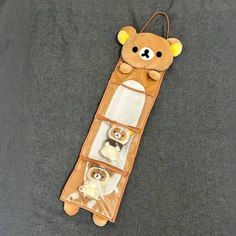 かわいいリラックマ日本の漫画壁掛け収納袋寮ベッドサイド雑貨オ - Home Bathroom Organizer のレビューと価格