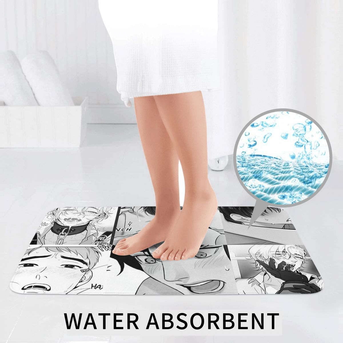 The Good Yaoi Boys 3 個バスマットバスル - Home Goods Bathroom Rugs のレビューと価格